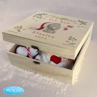 Personalised Winter Explorer Christmas Eve Large Wooden Keepsake Box Extra Image 1 Preview